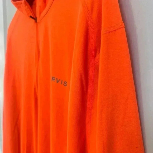 Orvis Men's Drirelease Quarter-Zip Orange Size XXL - Picture 4 of 8